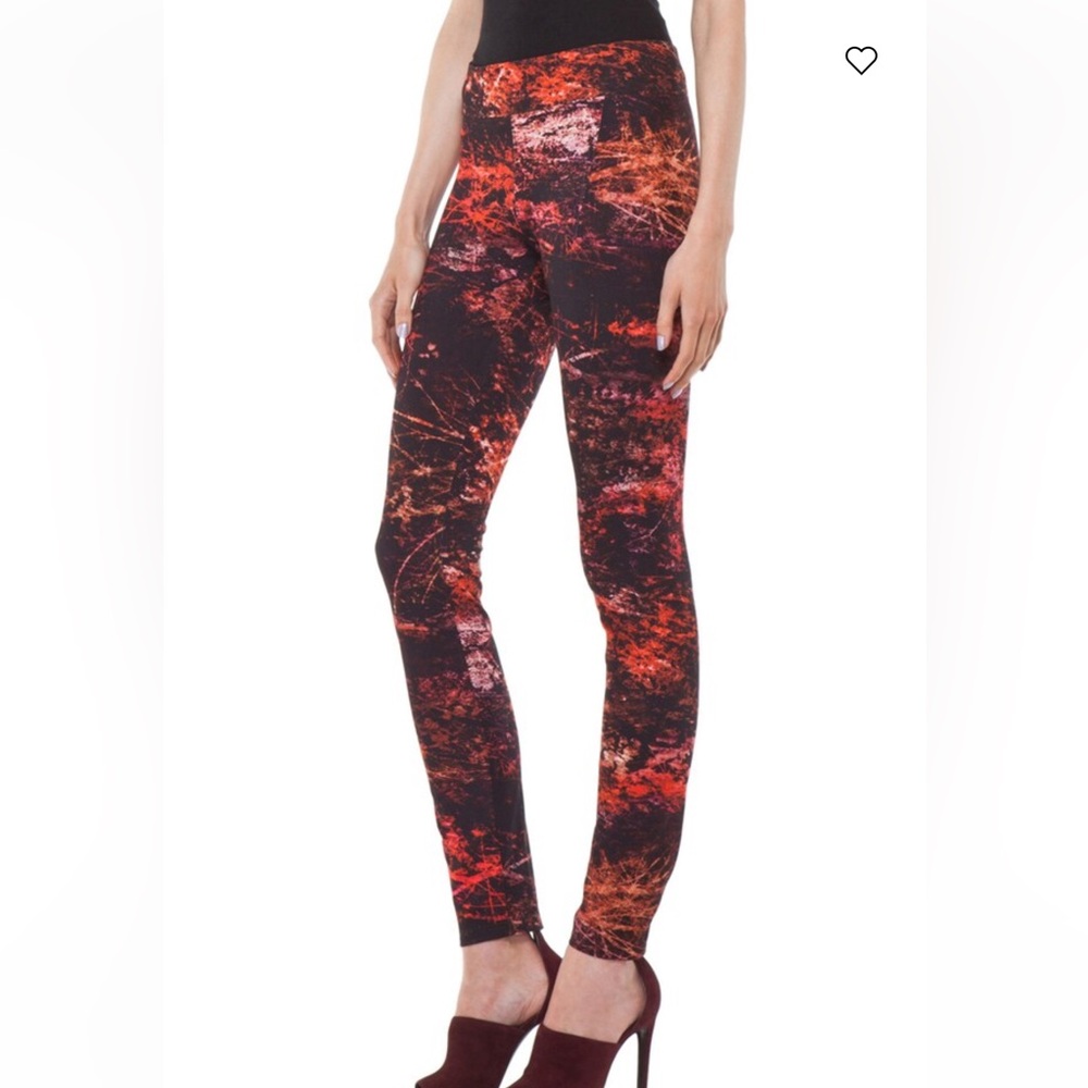 HELMUT LANG Midnight Floral Reflex Legging sz small